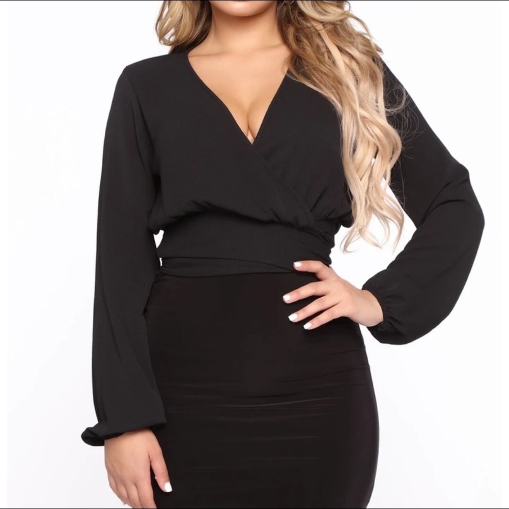 FashionNova Little White Lies Top